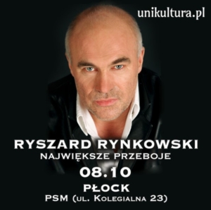 Ryszard Rynkowski i jego największe przeboje 8 października w Płocku